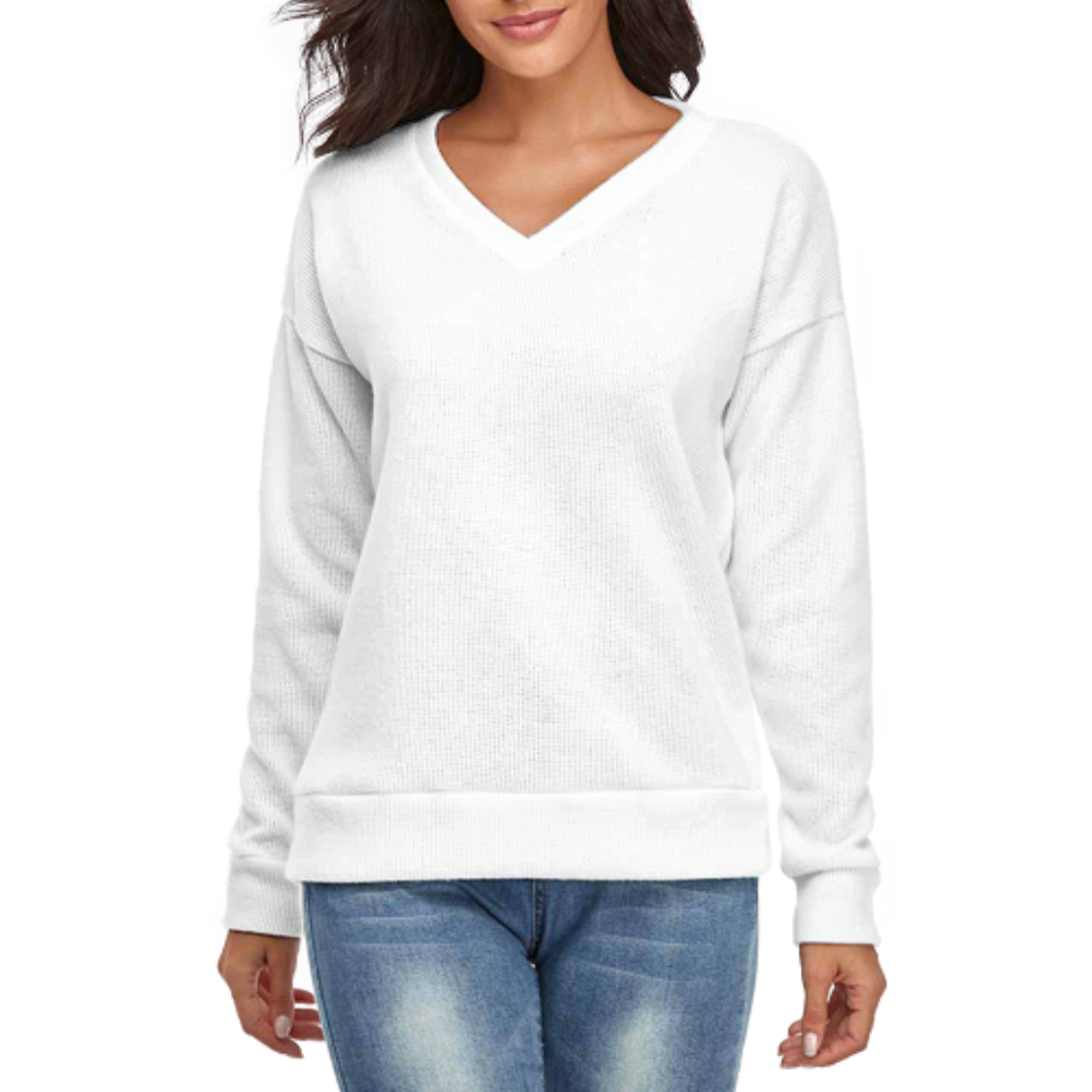 Custom Women's V-Neck Sweater