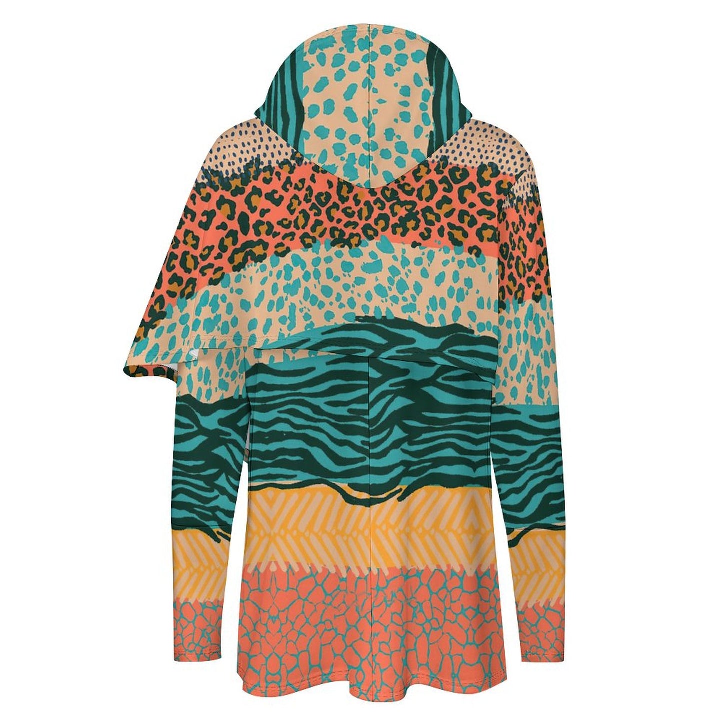 Custom Mid-length Slim Hooded Sweatshirt For Women