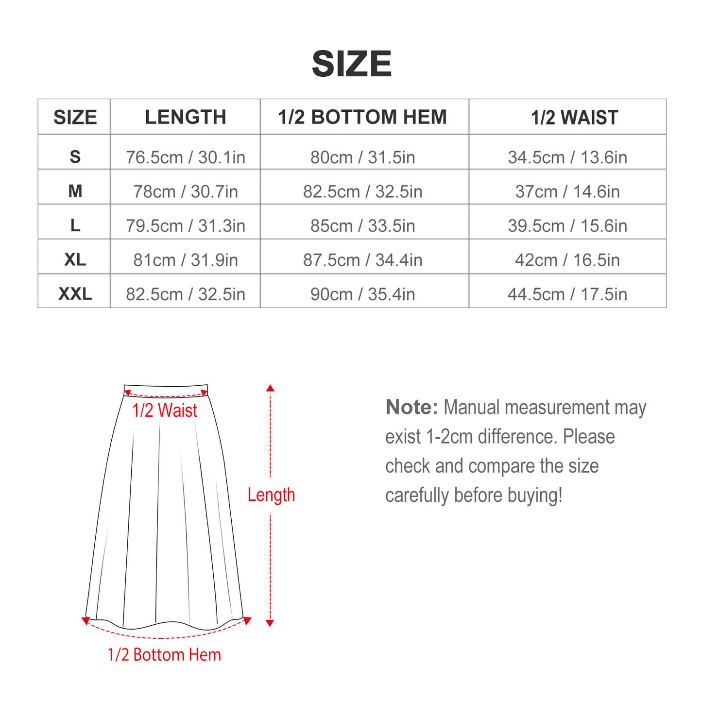 Custom Women's Half-body Skirt