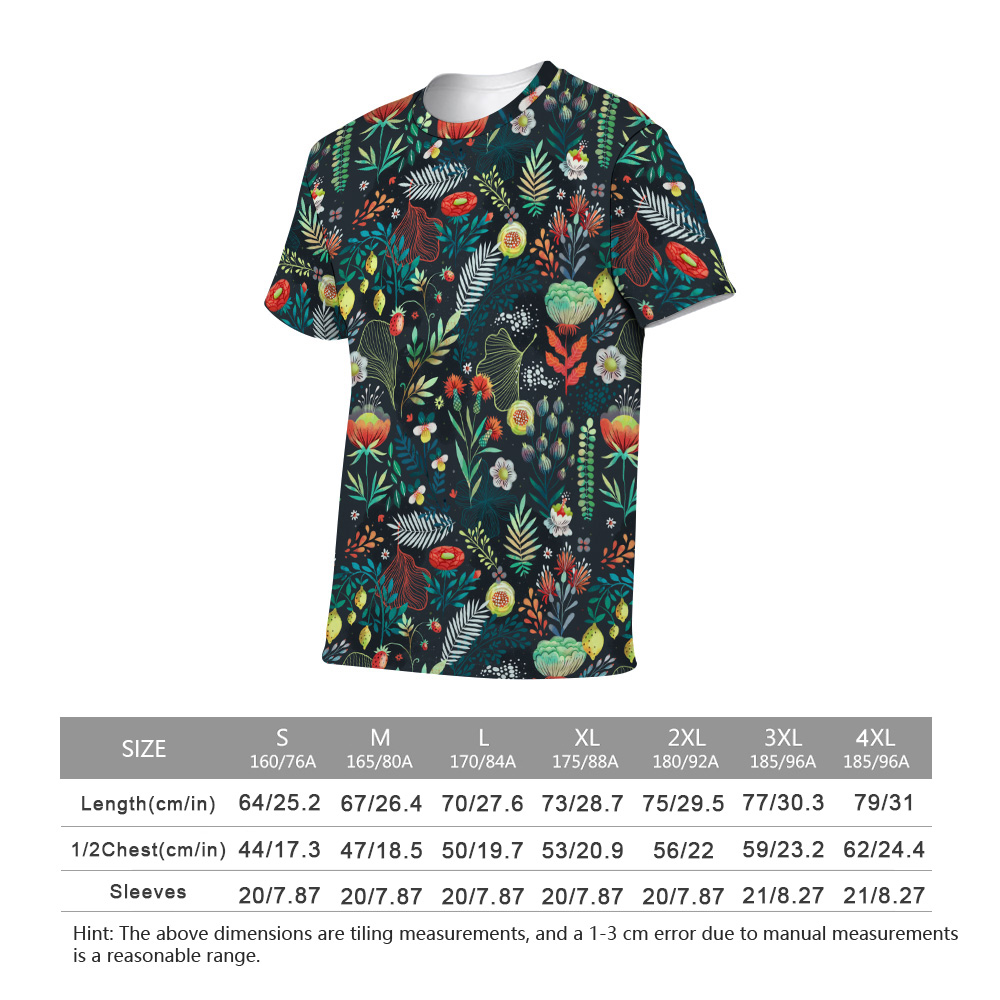 Custom All-Over Print Adult T-Shirts