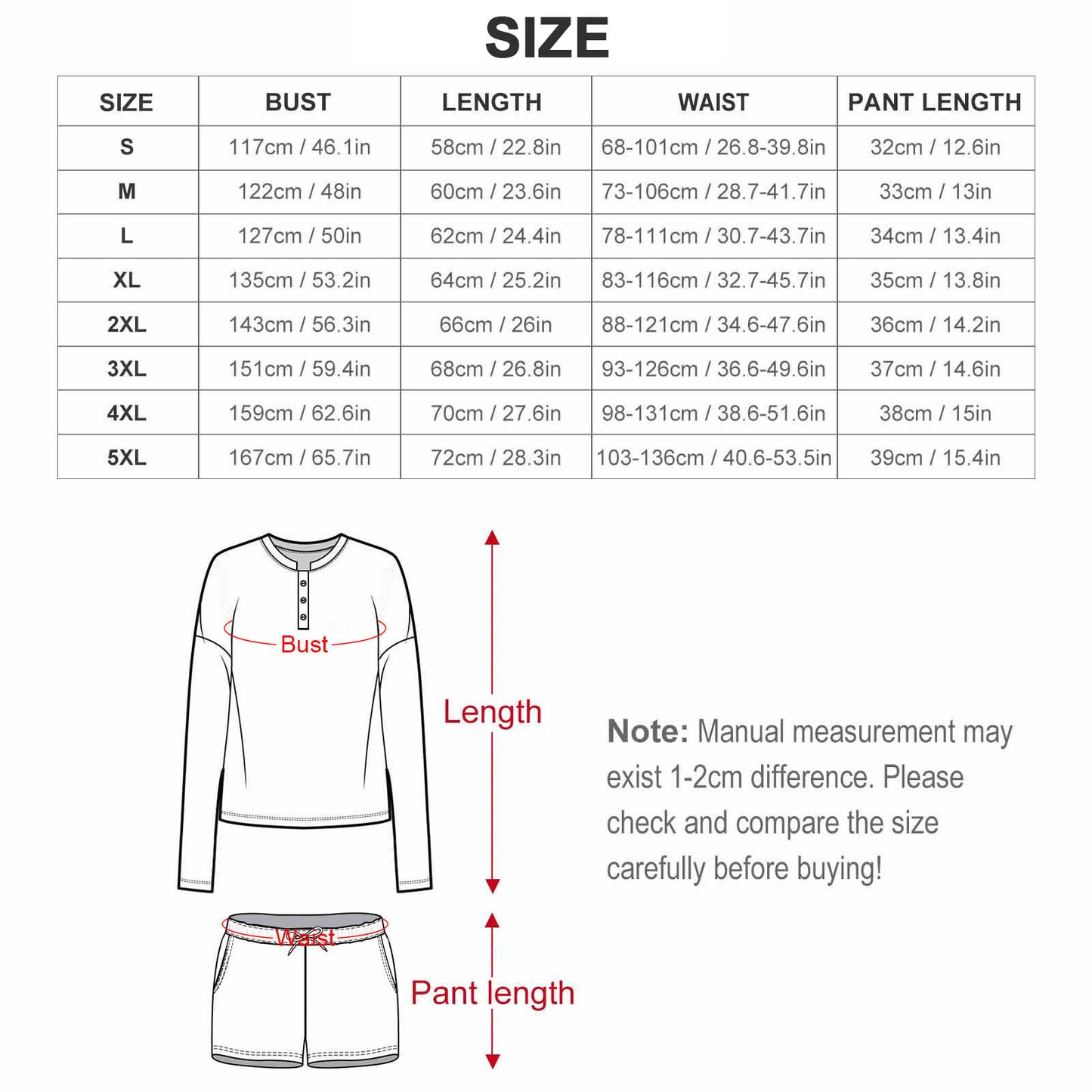 Custom Women's Button-Neck Pajama Set