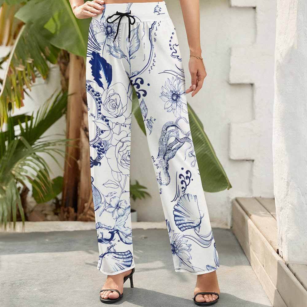 Custom Women's Wide Leg Pants