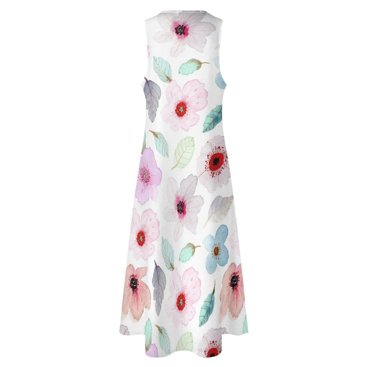 Custom Sleeveless Ankle Length Dress