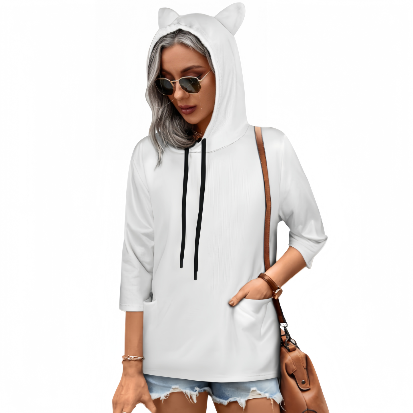 Custom Hooded Pullover For Women