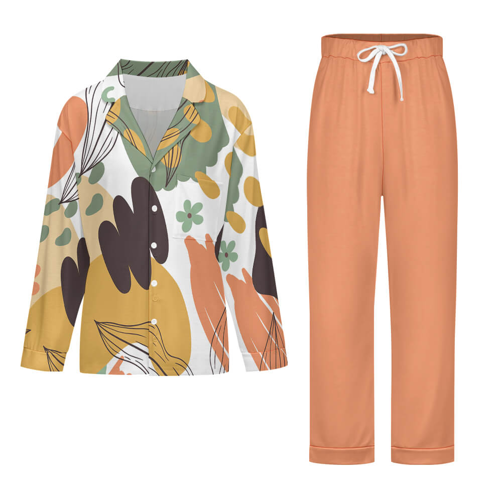 Custom Women's Cuban Neck Pajama Set