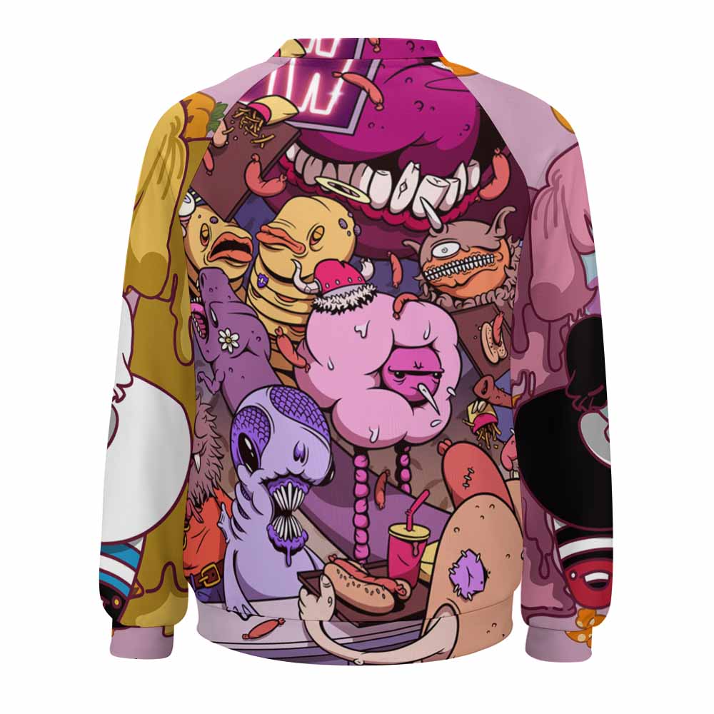 Custom Round Neck Sweatshirt For Women