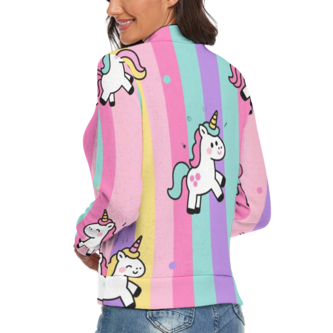 Custom Women's Turtleneck Sweater