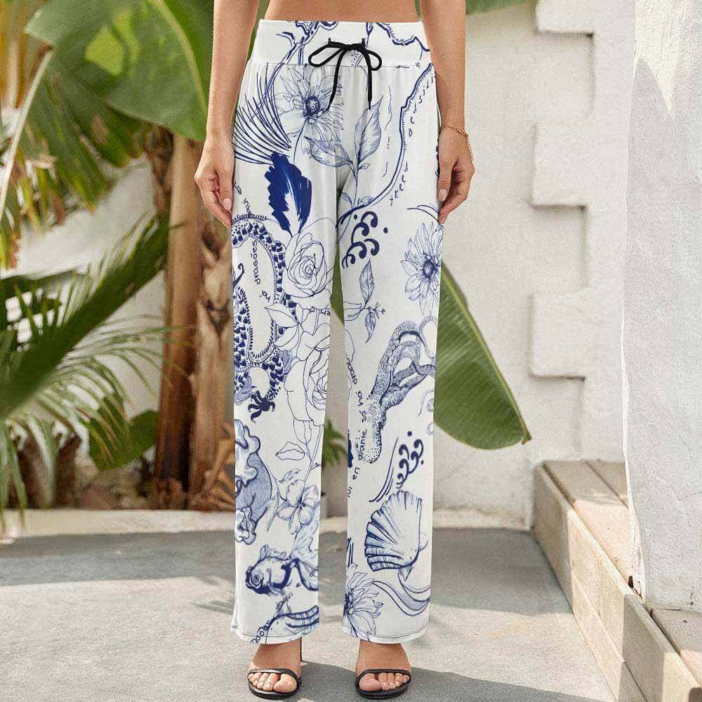 Custom Women's Wide Leg Pants