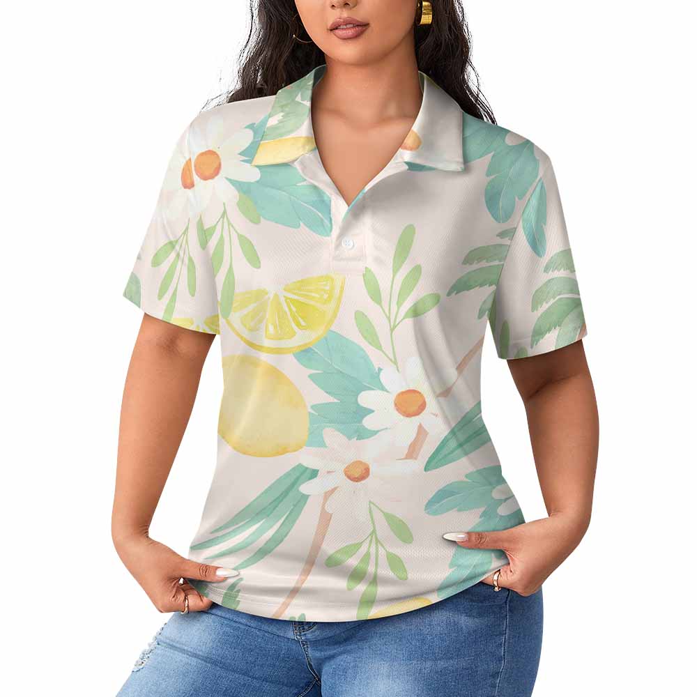 Custom POLO Straight Top for Women