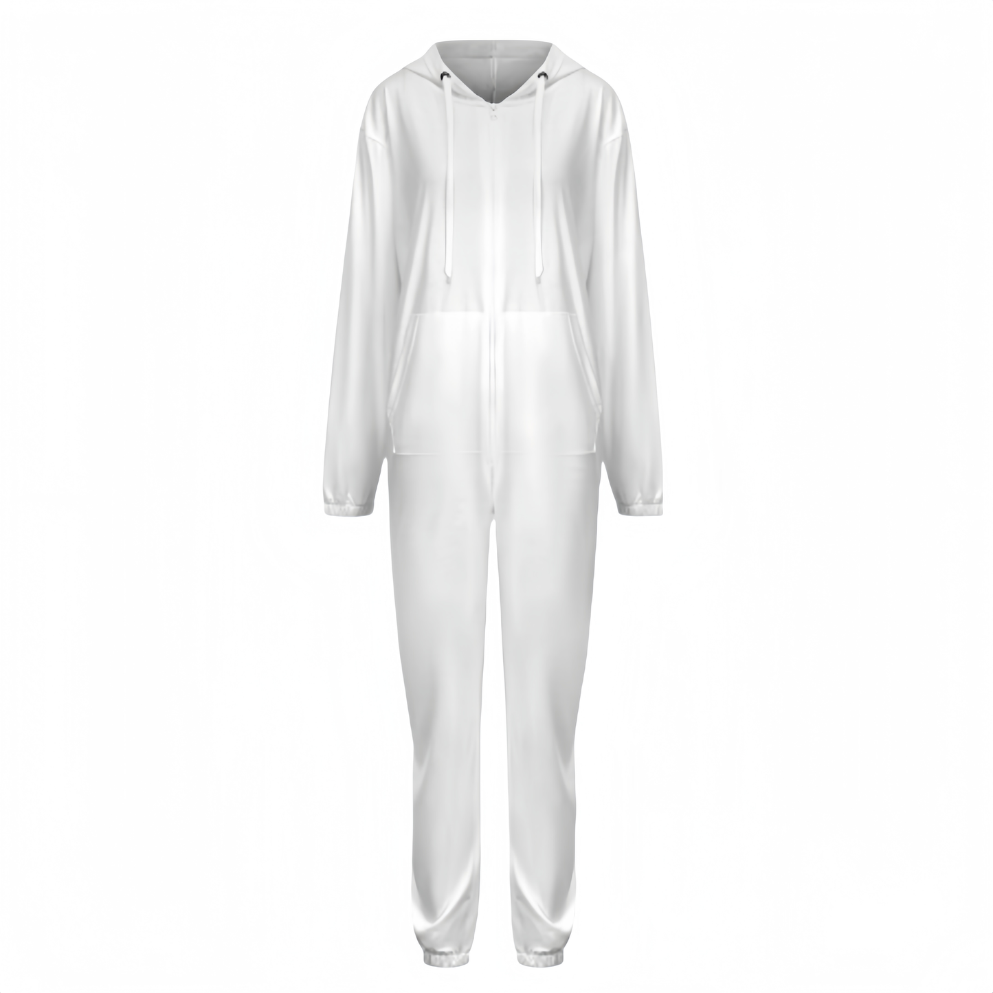 Custom One-piece Zipper Hooded Loungewear