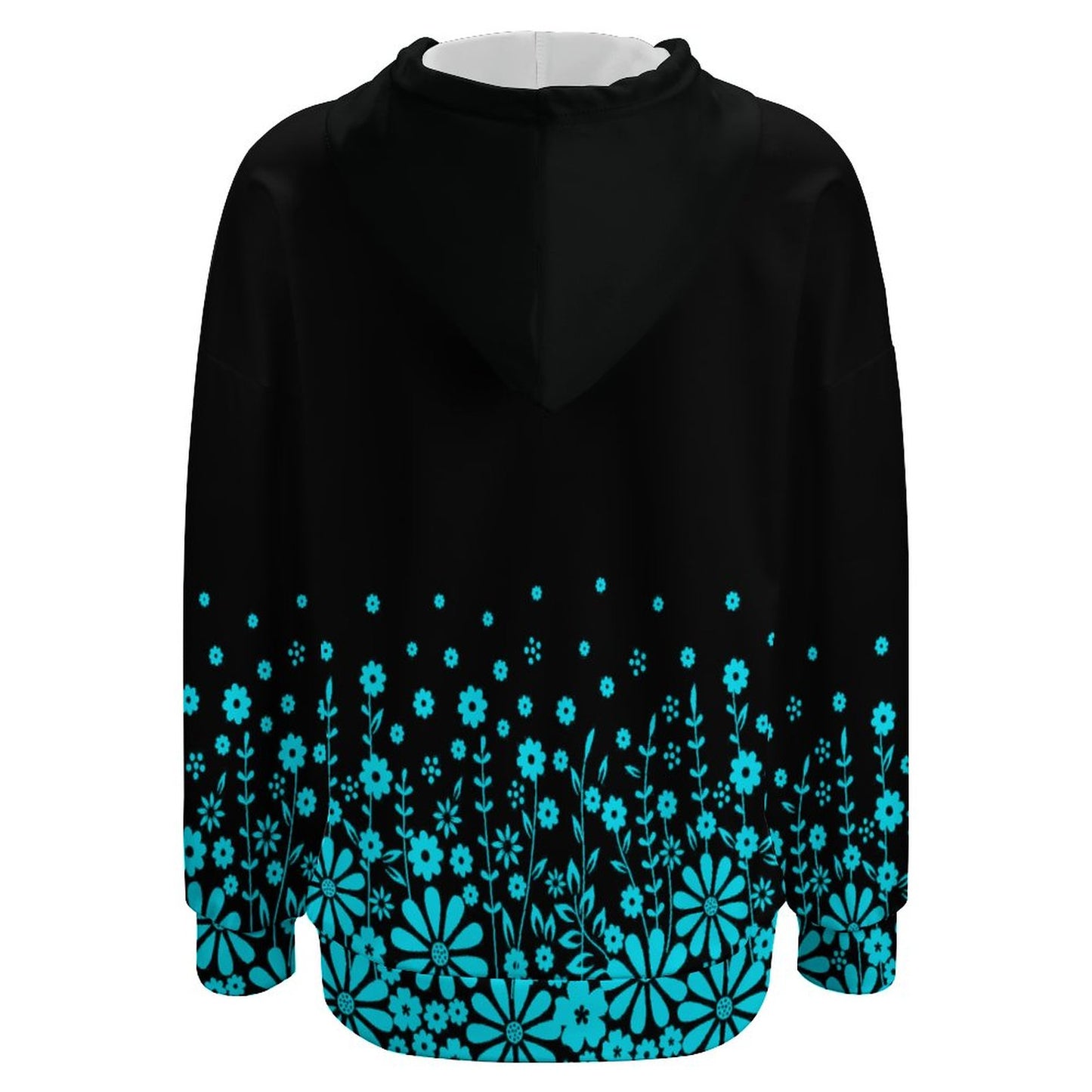Custom Hooded Sweatshirt with Drop Shoulder Sleeves For Women