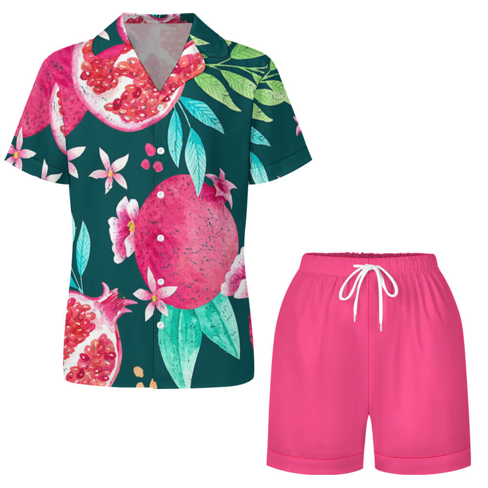 Custom Ladies Satin Pajama Set