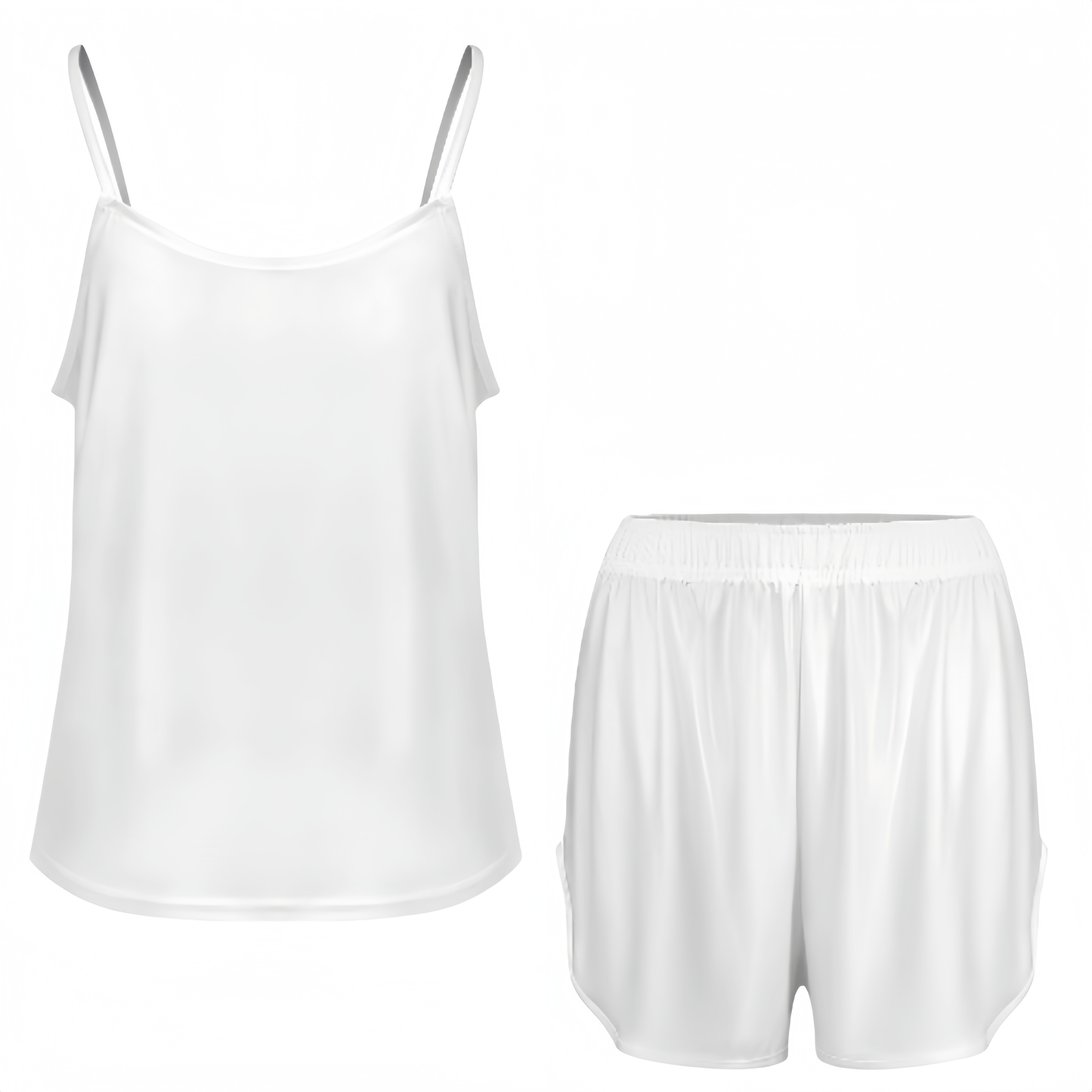 Custom Ice Silk Camisole Women's Pajama Set