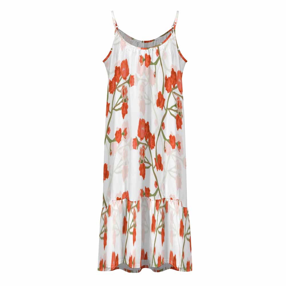 Custom Suspender Halter Neck Dress