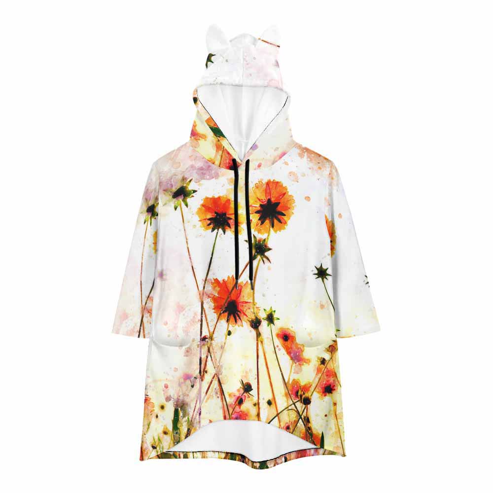Custom Hooded Pullover For Women