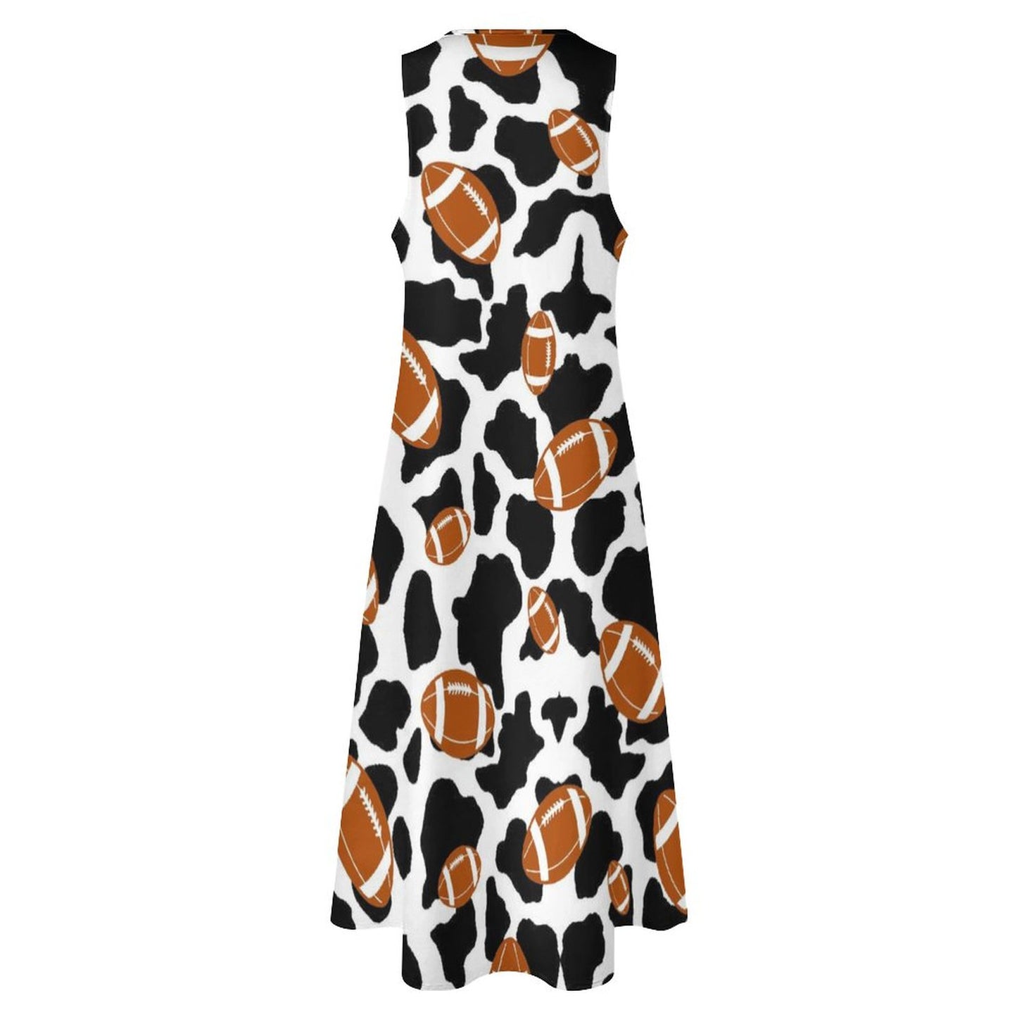 Custom Sleeveless Ankle Length Dress