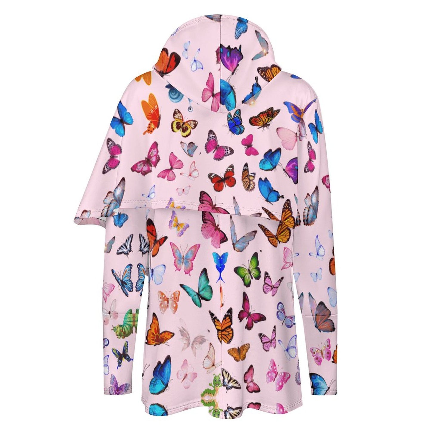 Custom Mid-length Slim Hooded Sweatshirt For Women
