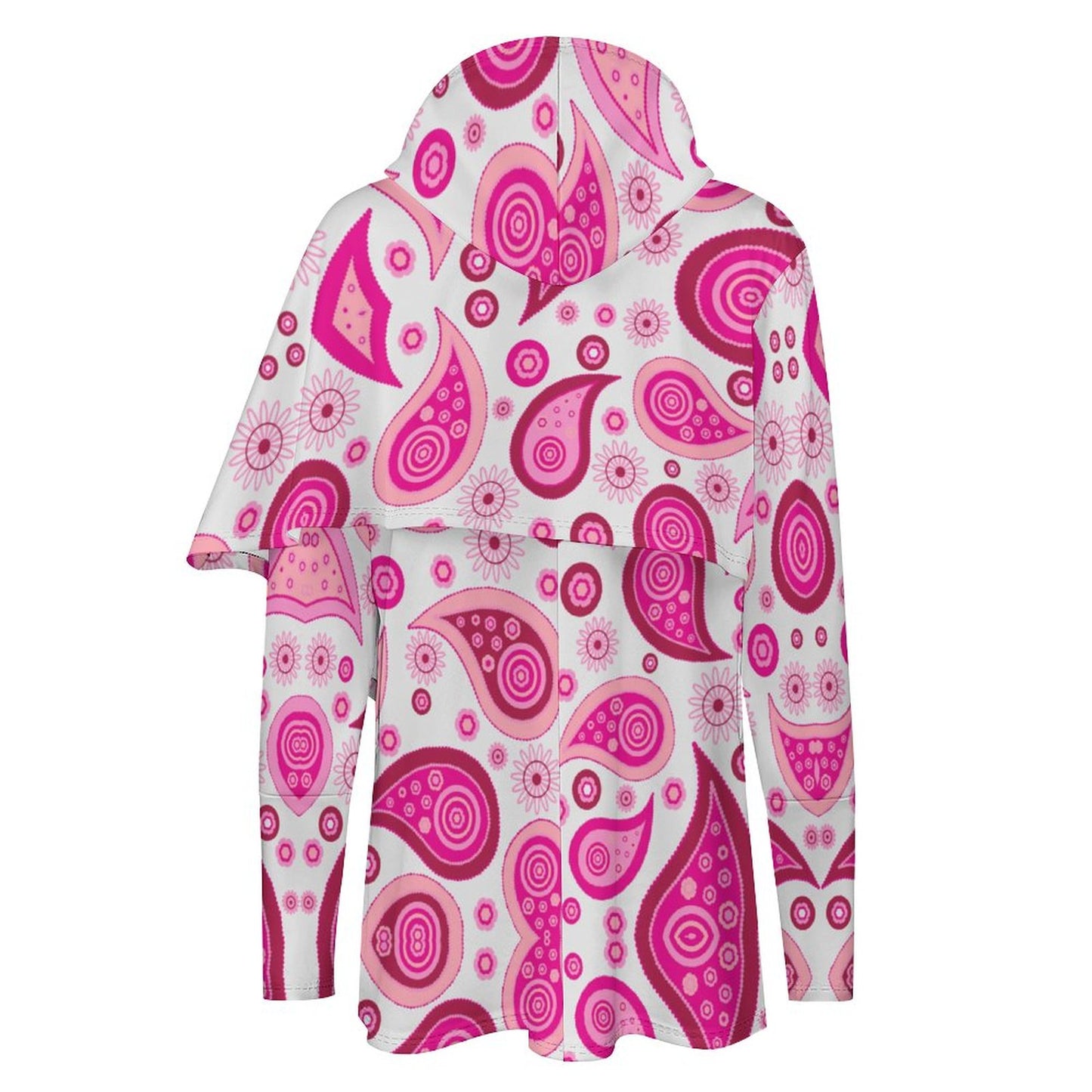 Custom Mid-length Slim Hooded Sweatshirt For Women