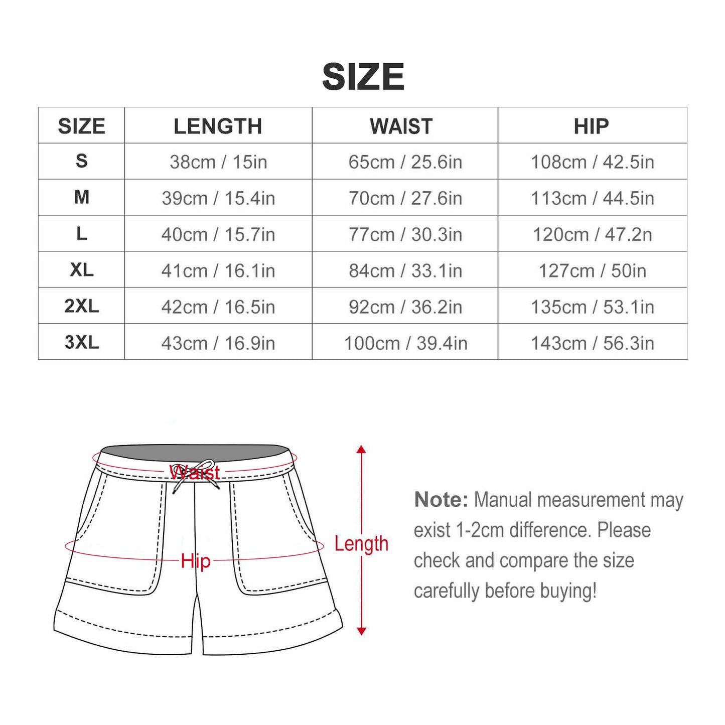Custom High Waist Loose Shorts