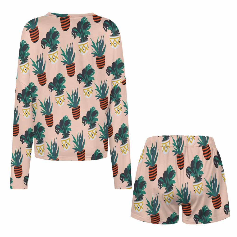 Custom Women's Button-Neck Pajama Set