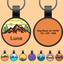Personalized Engraved Silicone Dog and Cat Name ID Tag