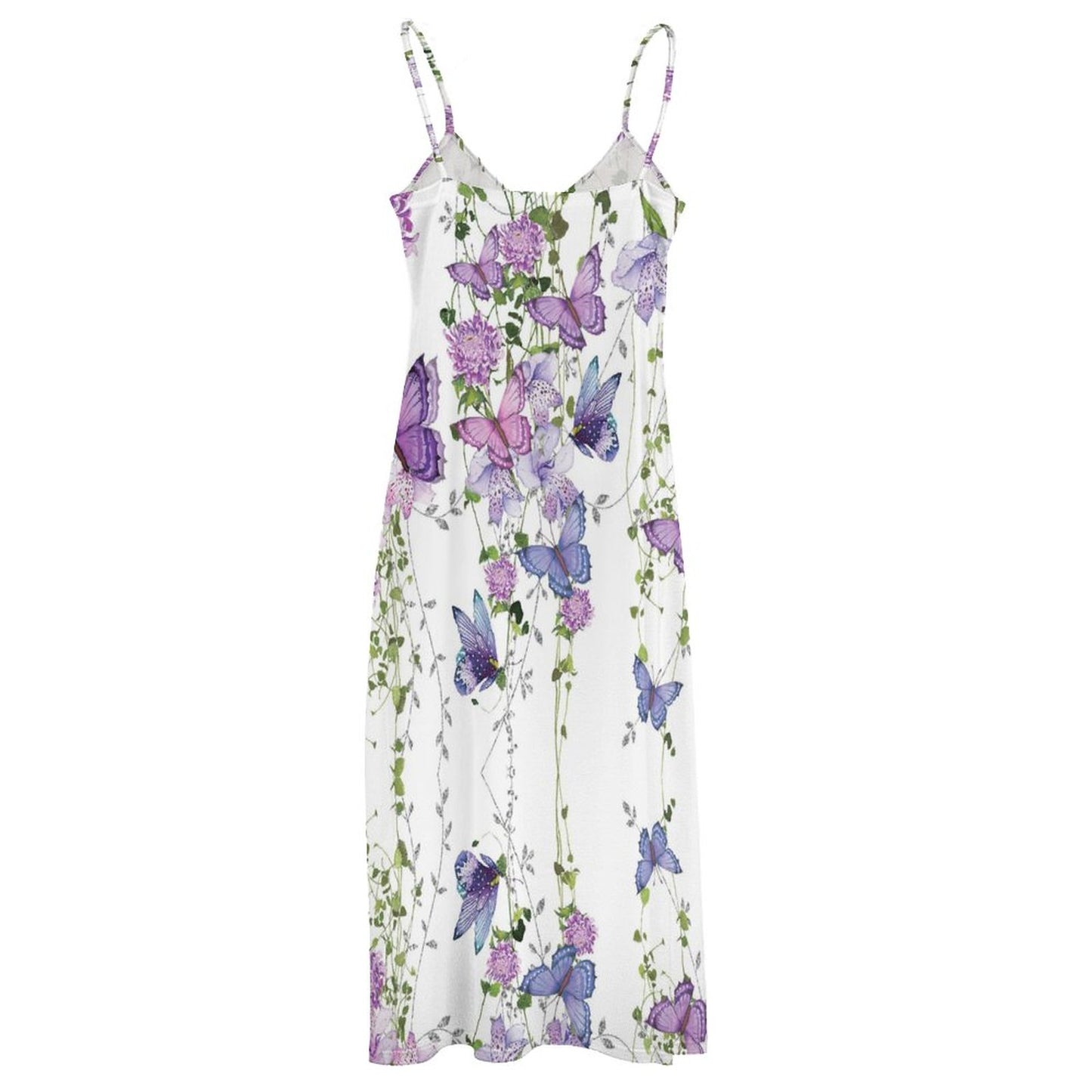 Custom Halter Ankle Length Dress
