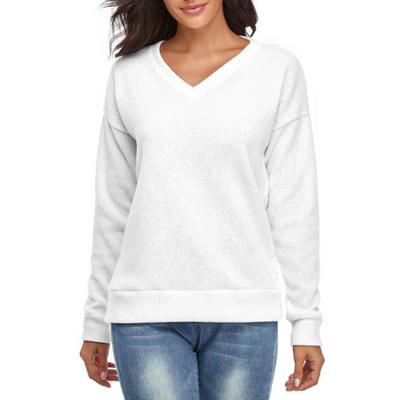 Custom Women's V-Neck Sweater