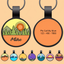Personalized Engraved Silicone Dog and Cat Name ID Tag