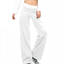Custom Straight Loose Lace-Up Pants