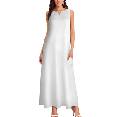 Custom Sleeveless Ankle Length Dress