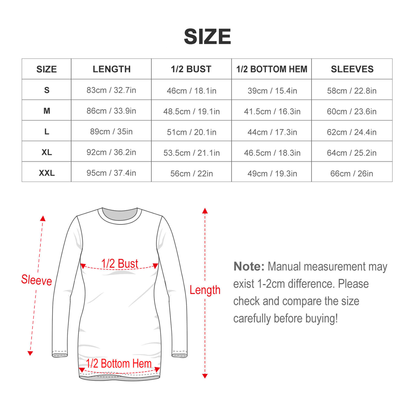 Custom Long Sleeve Bodycon Dress