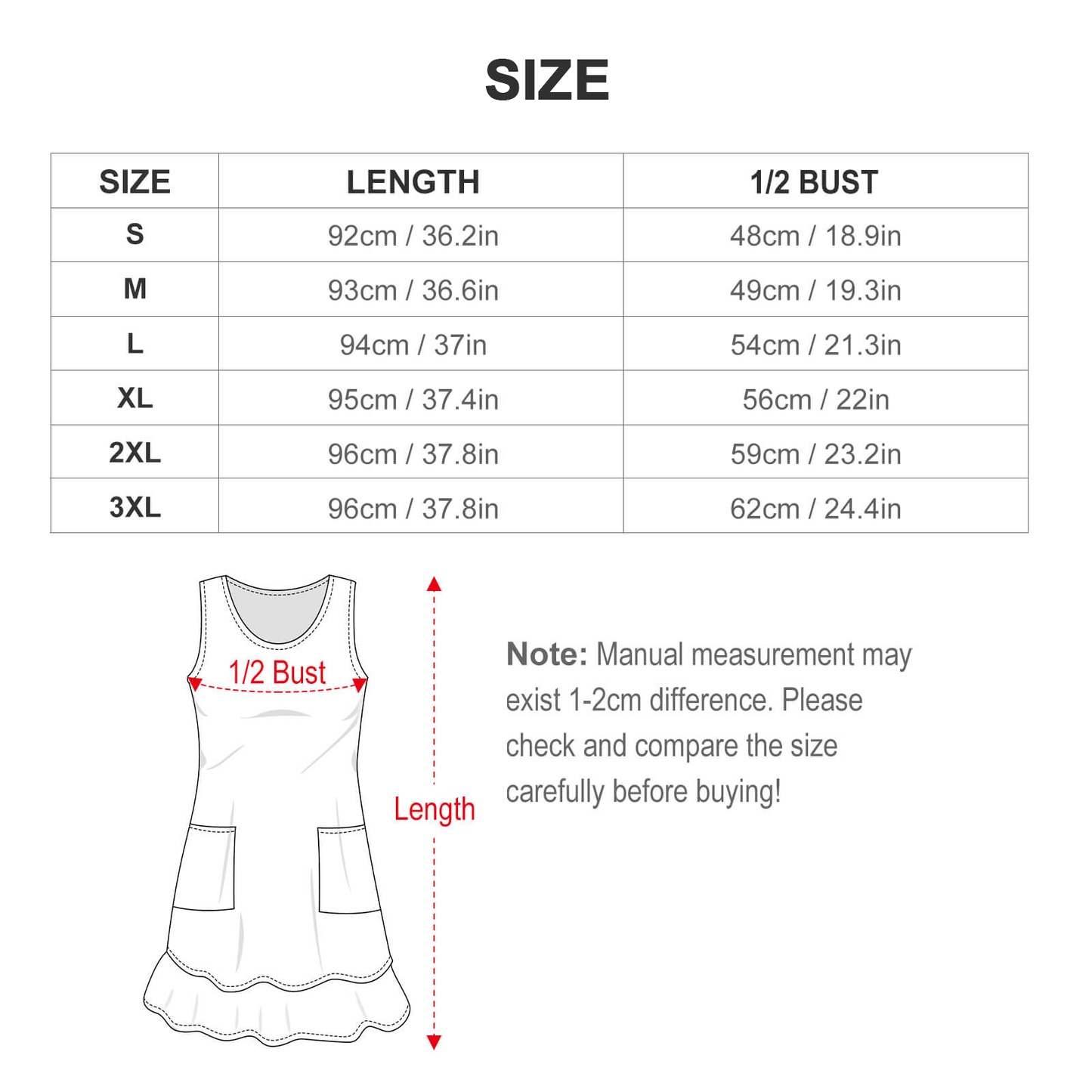 Customizable Sleeveless U-Neck Dress