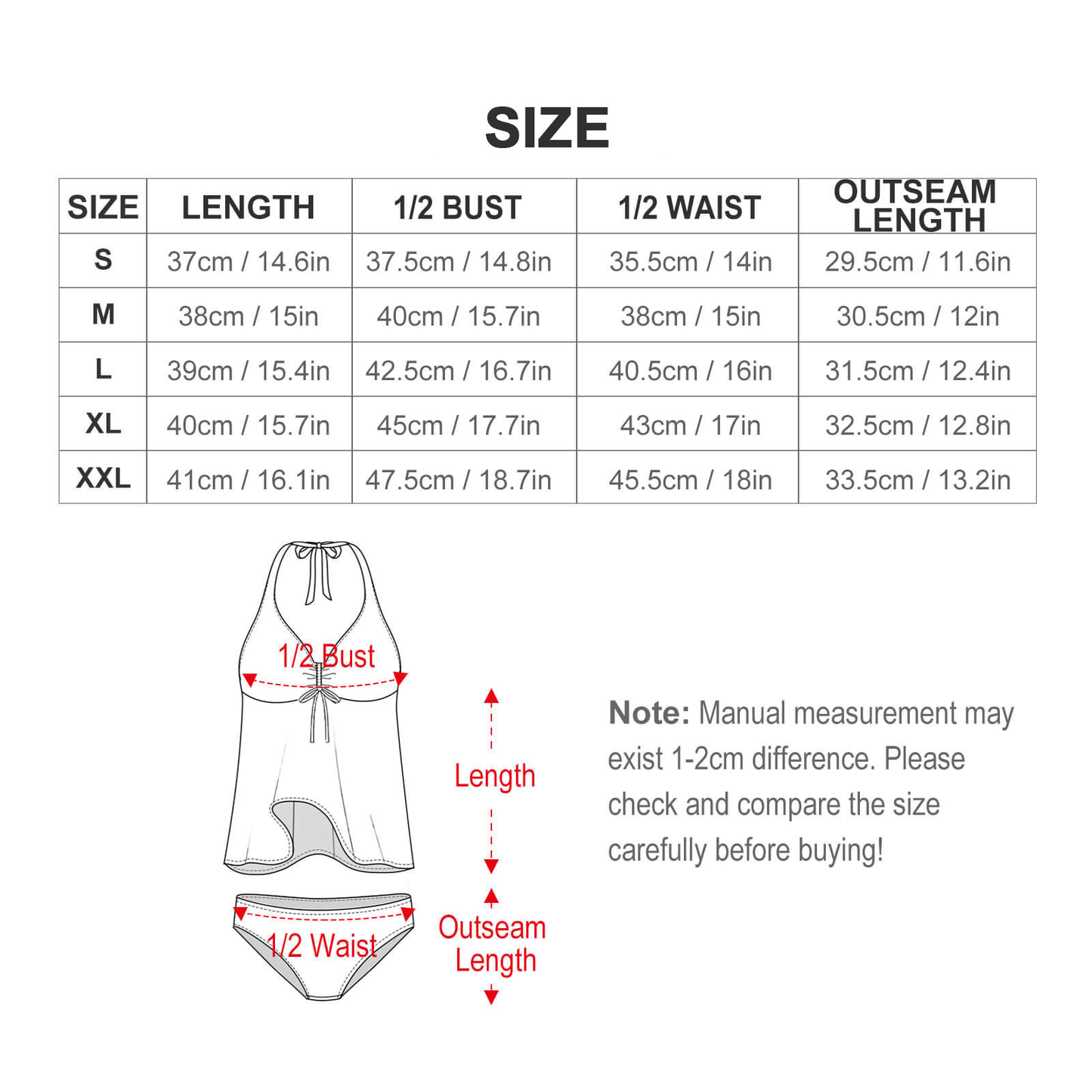 Custom Graphic Swim Dress Set | Skirted Bikini