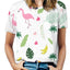 Custom Mid Sleeve Full Print T-shirt For Women