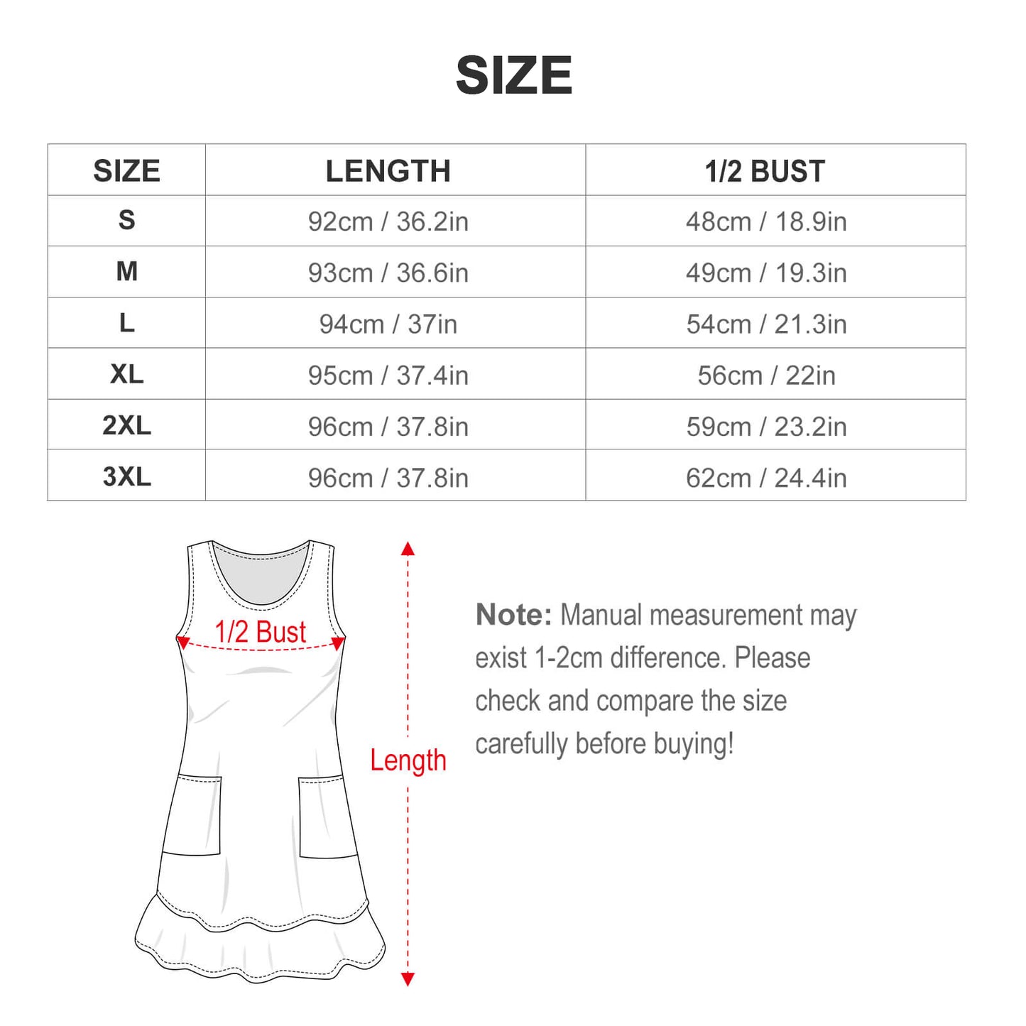 Custom Sleeveless U-neck Fake Two Piece Dress