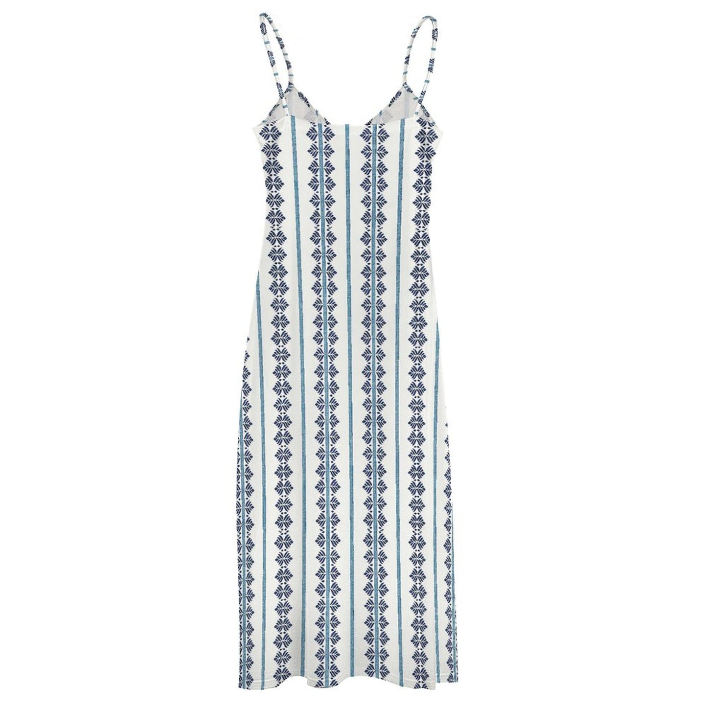 Custom Halter Ankle Length Dress