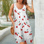 Custom Sleeveless U-neck Fake Two Piece Dress