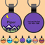 Personalized Engraved Silicone Dog and Cat Name ID Tag