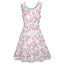 Custom Sleeveless Hemline Dress
