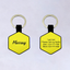 Hexagon Personalized Engraved Silicone Pet Tag