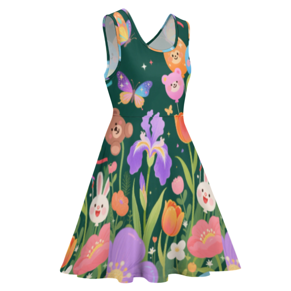 Custom Sleeveless Skating Dress