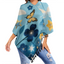 Custom Fringe-Trimmed Knit Cape