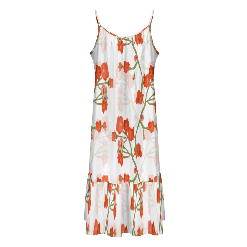 Custom Suspender Halter Neck Dress