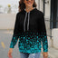 Custom Hooded Sweatshirt with Drop Shoulder Sleeves For Women