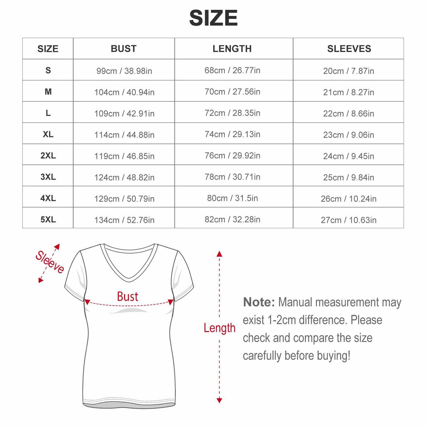Custom V Neck Short-sleeve Women Shirt Printed T-shirt