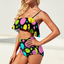Custom Ruffle Bikini Set - Detachable Padded Top & Brazilian Cut Bottoms