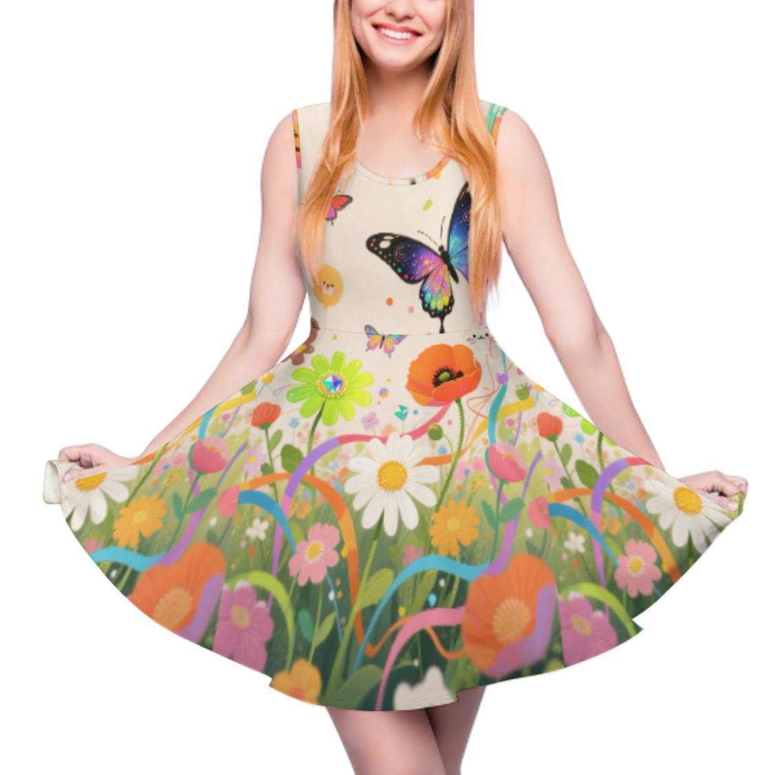 Custom Sleeveless Skating Dress