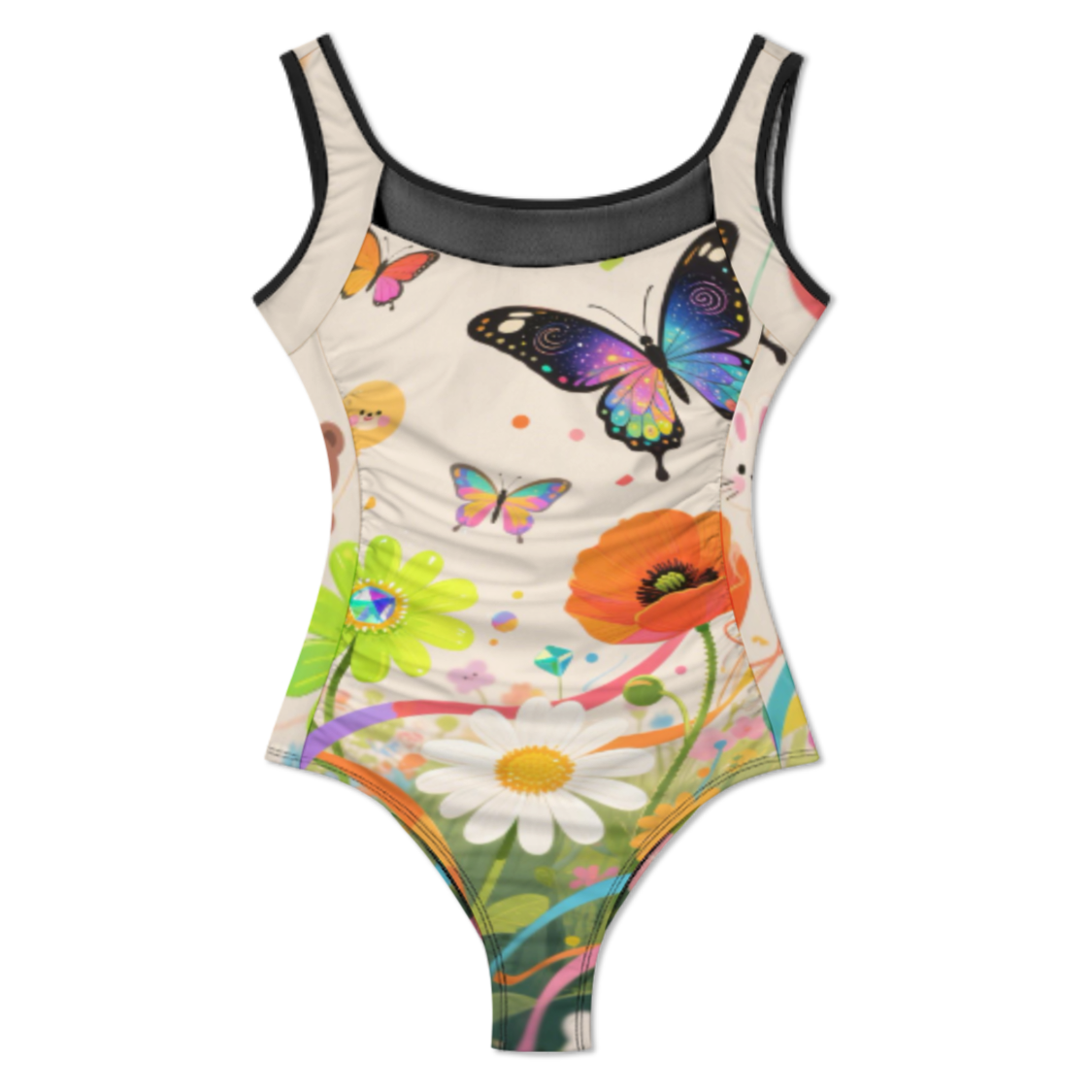 Customizable Swimsuit Fabric One-Piece