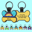 Personalized Silicone Dog and Cat Name ID Tag