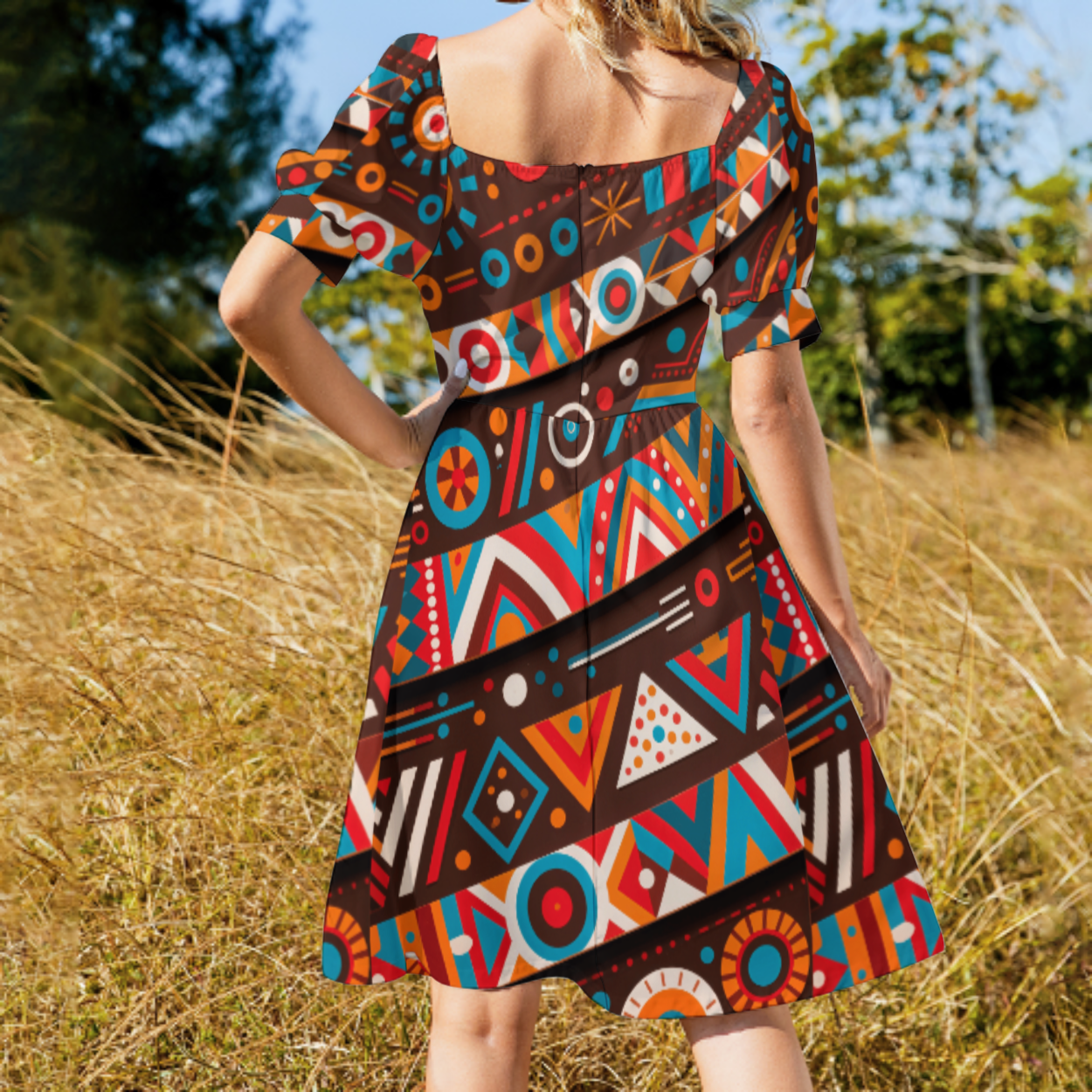 Custom Sweetheart Neckline Maxi Dress